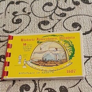 Historic Jamestown Virginia Souvenir Booklet